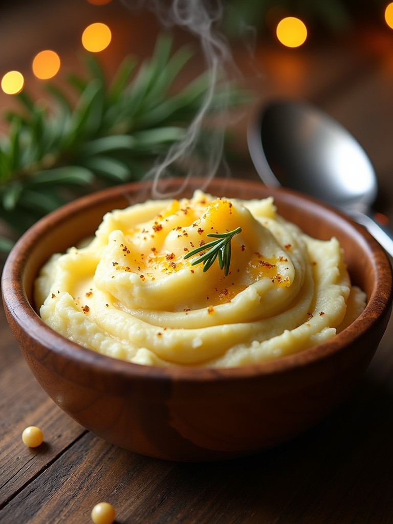 roasted garlic cheese mashed potatoes