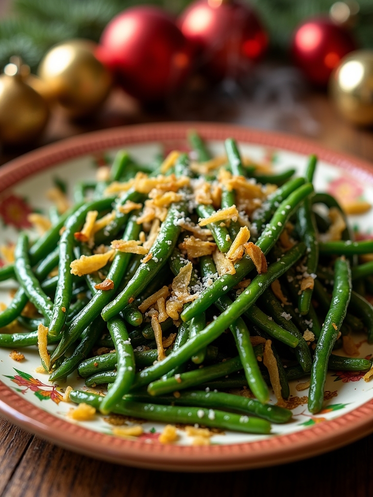 roasted garlic green beans recipe