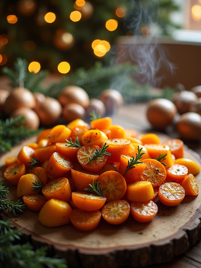 roasted vegetables with thyme