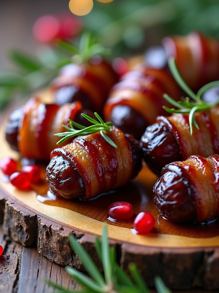 savory bacon wrapped dates appetizer