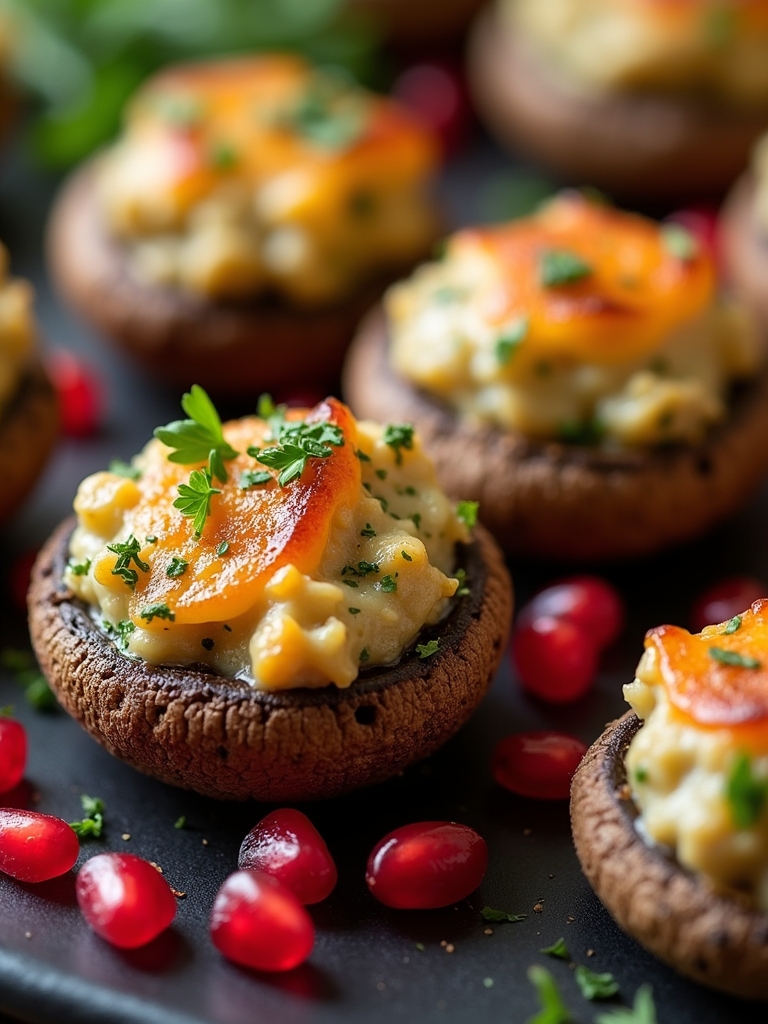 savory stuffed mushroom appetizer