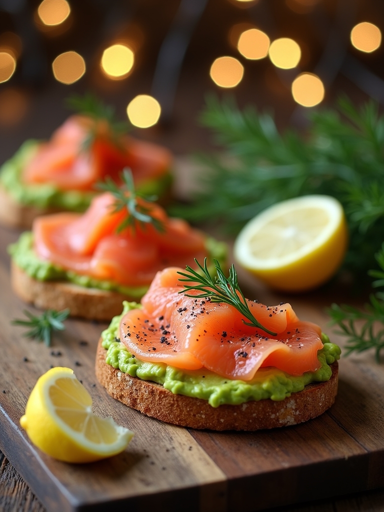 smoked salmon avocado toast