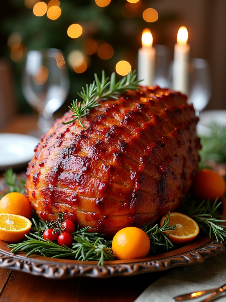 spicy chipotle glazed ham