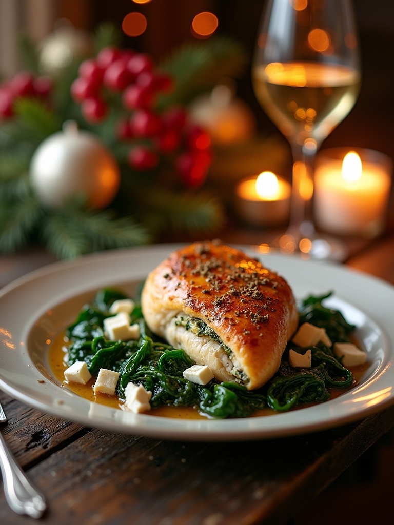 stuffed chicken with feta