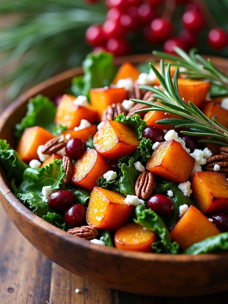 warm flavorful holiday salad