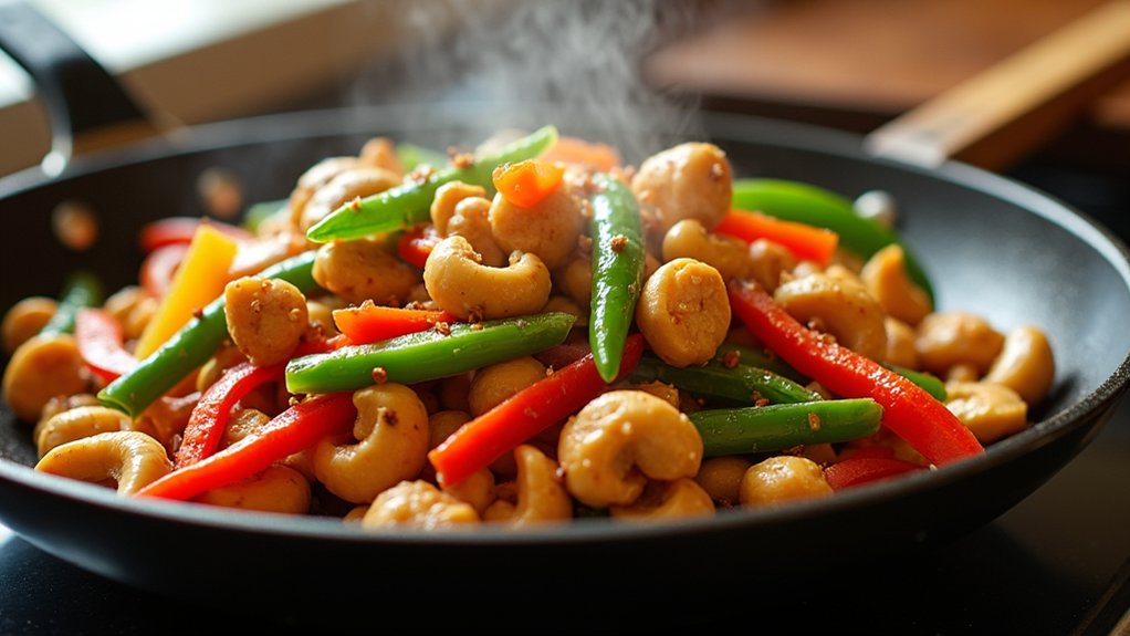 add colorful fresh vegetables