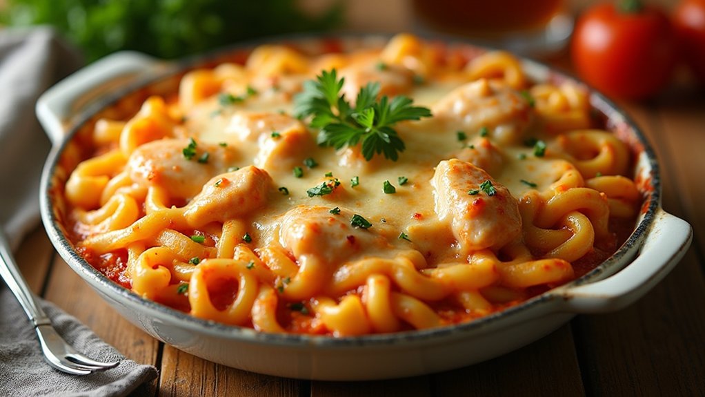 add seasoned chicken mixture