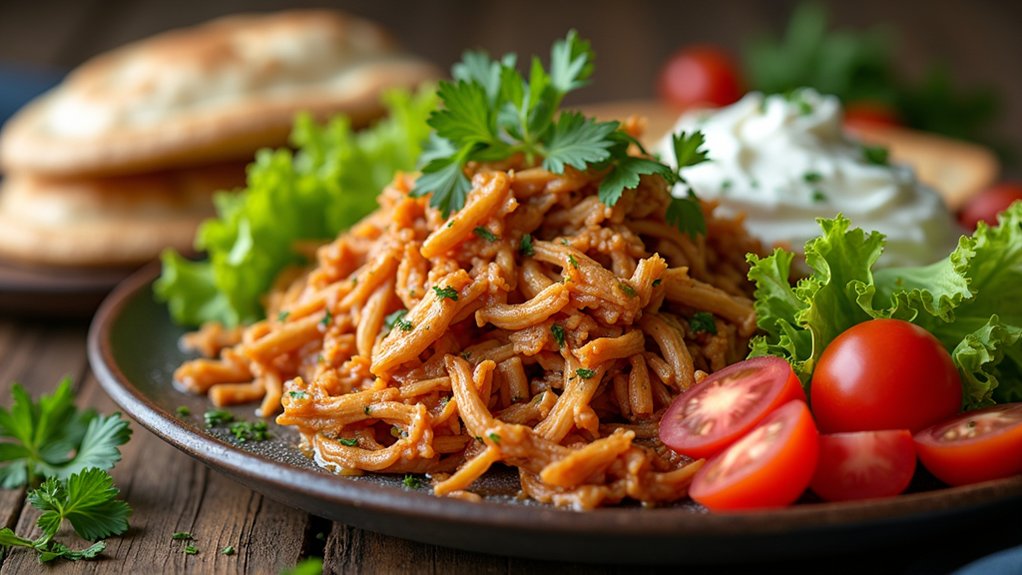 assemble flavorful greek gyros