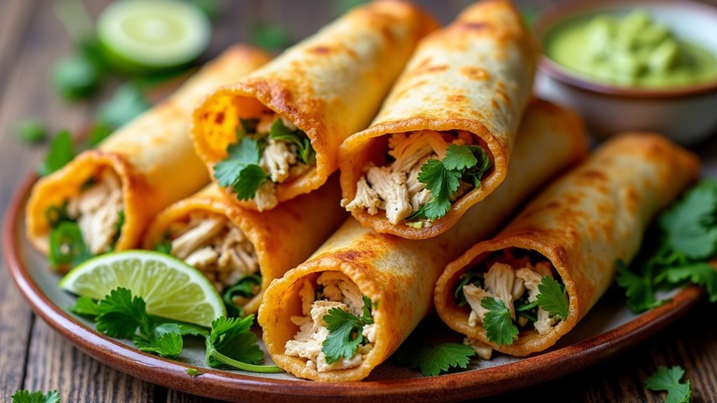 assemble unique taquitos creatively