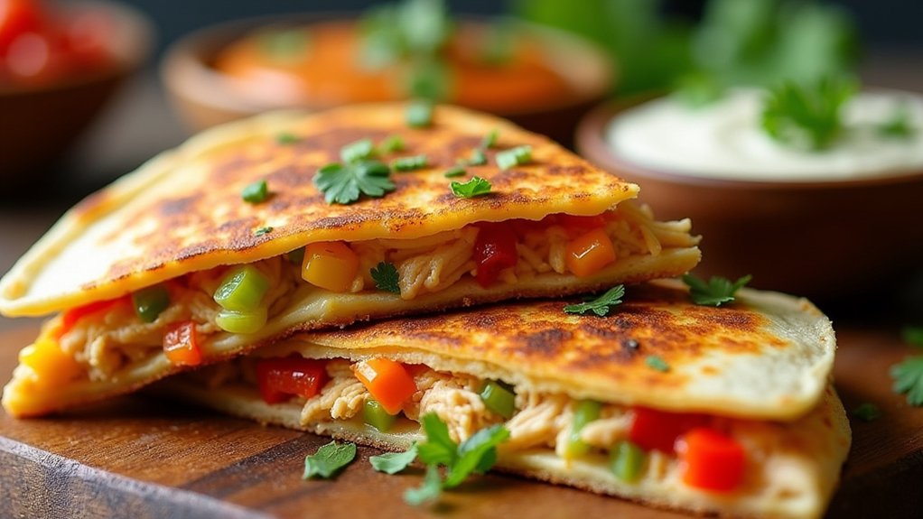 assemble your delicious quesadillas