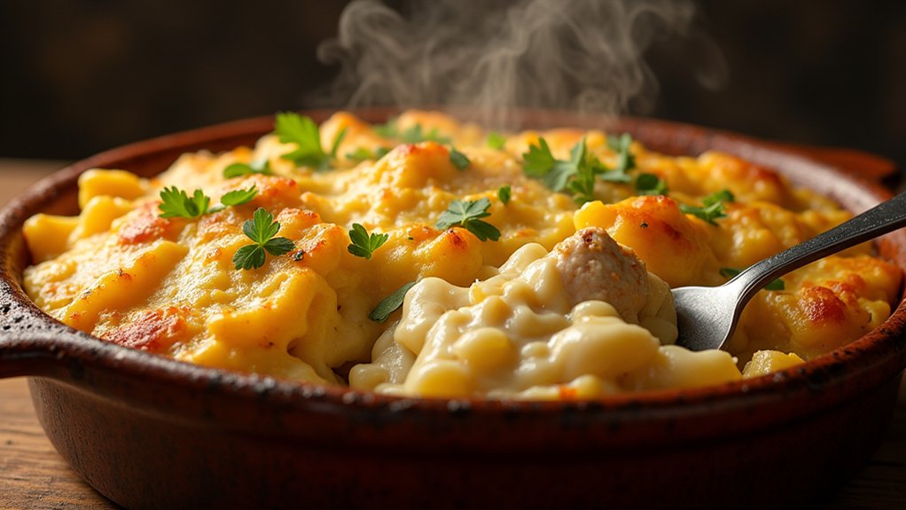 bake casserole until bubbly