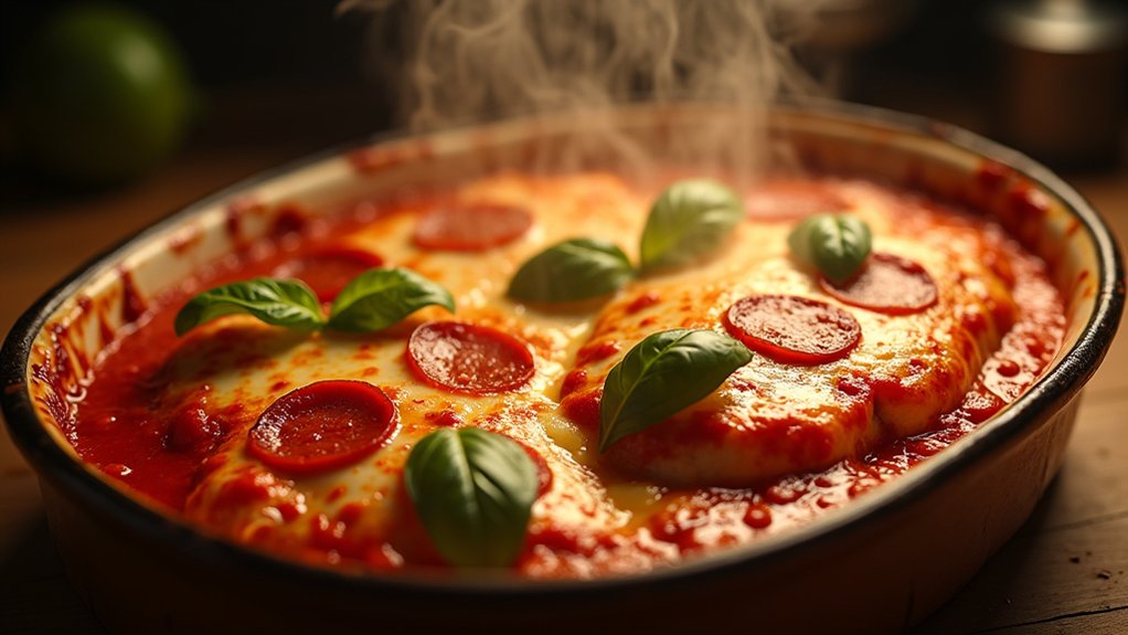 bake chicken with pepperoni