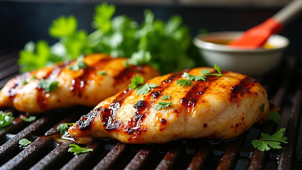 baste chicken for enhanced flavor