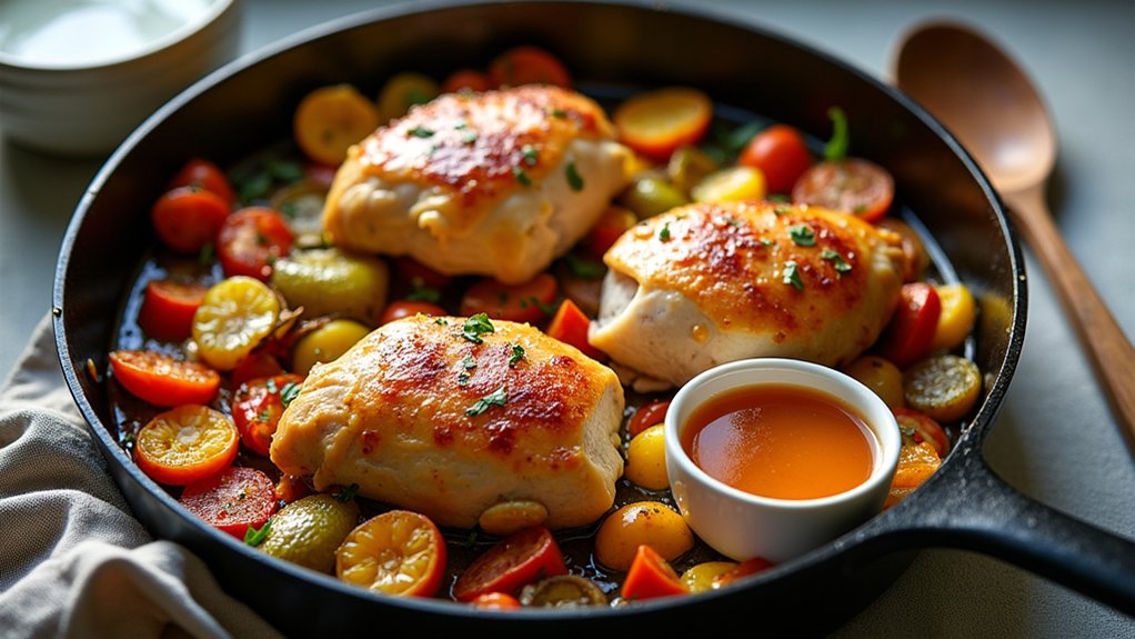 baste chicken for enhanced flavor