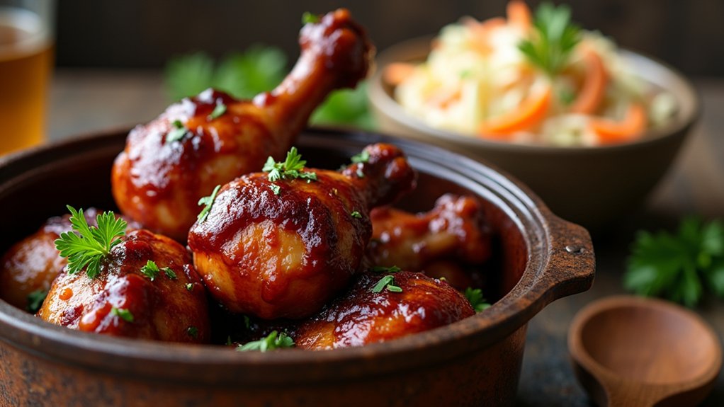 bbq chicken legs preparation