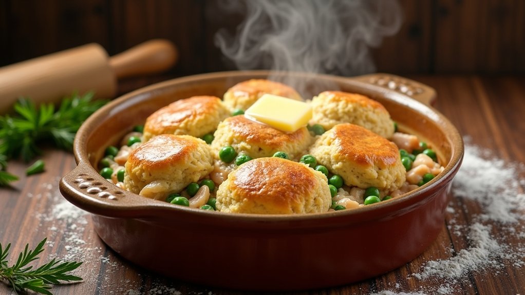 biscuit dough topping excitement