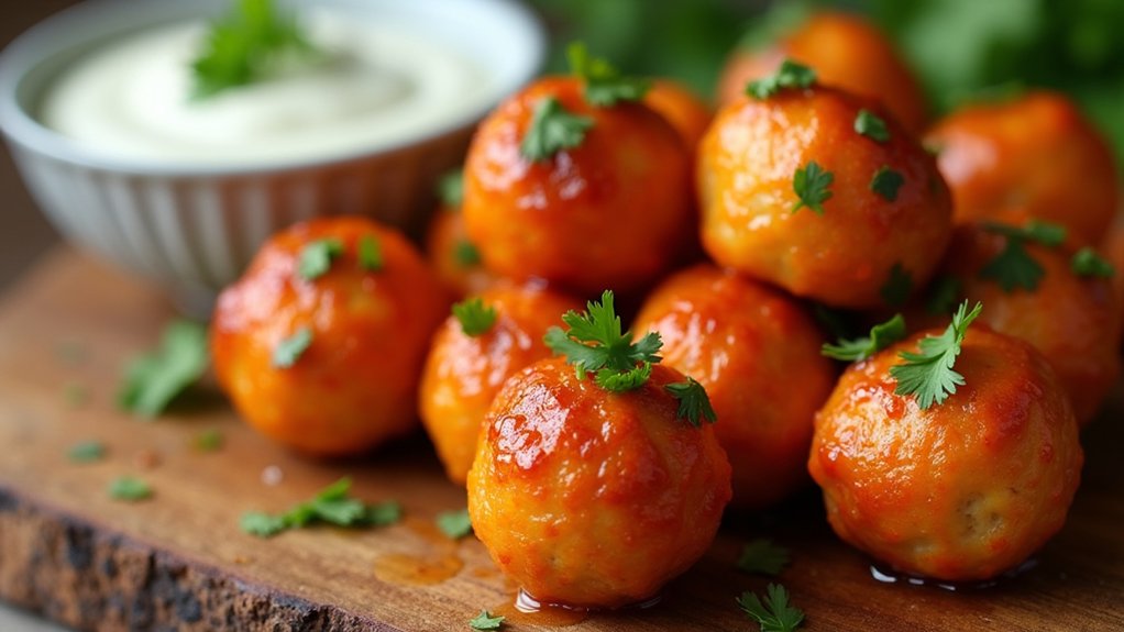 buffalo chicken meatballs recipe