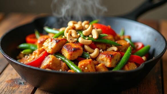 cashew chicken skillet recipe