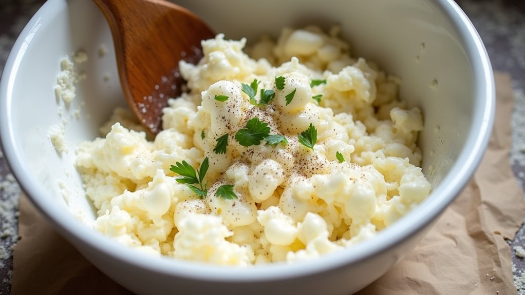 cheese mixture preparation steps