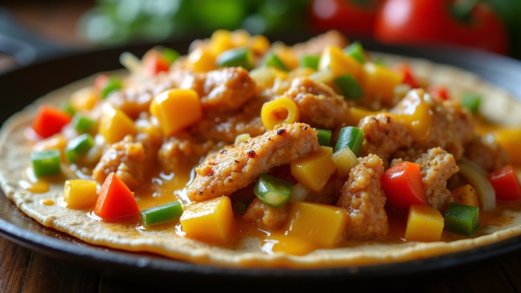 cheesy burrito folding technique