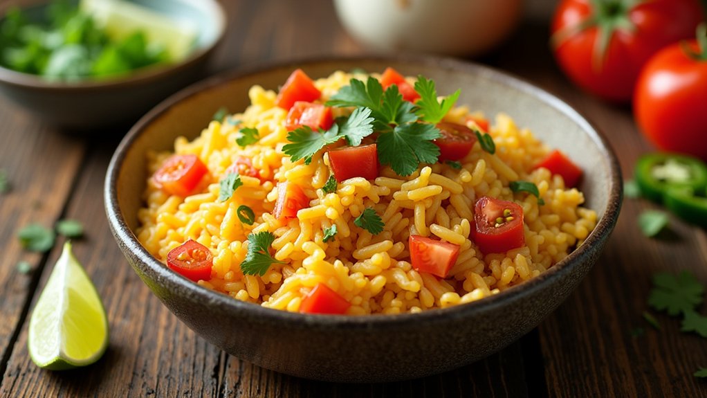 cheesy chicken taco rice