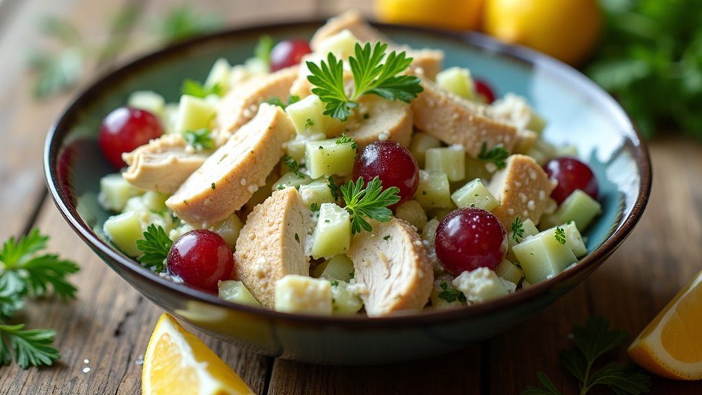 chill salad for enhanced flavor