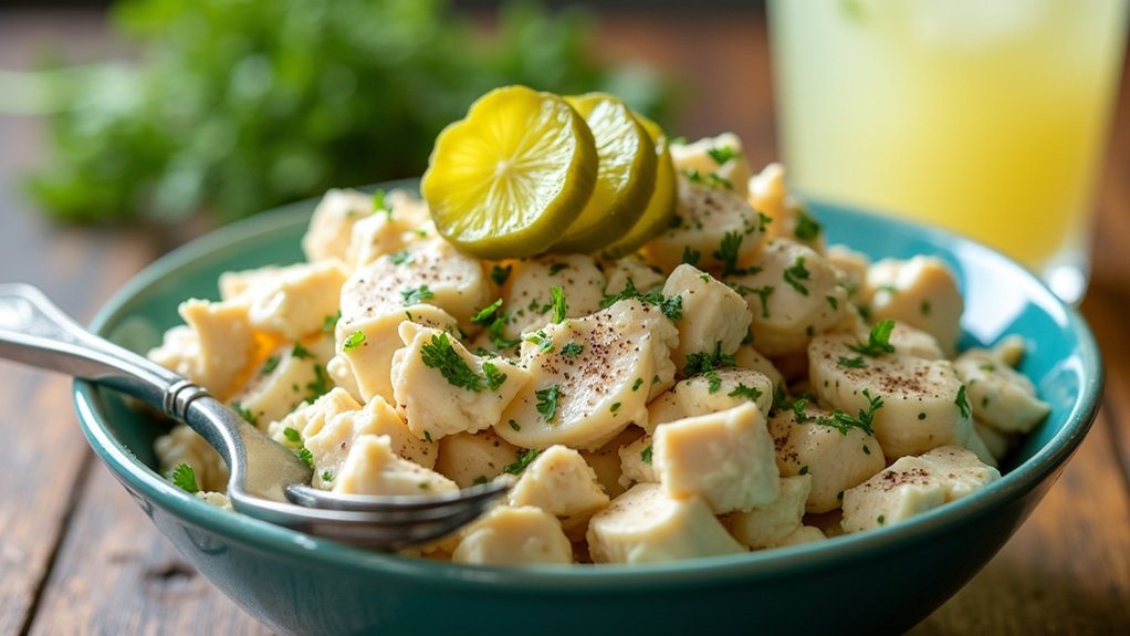 chill salad for flavor enhancement