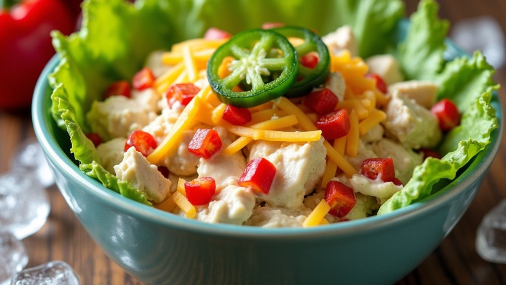 chill salad for flavor