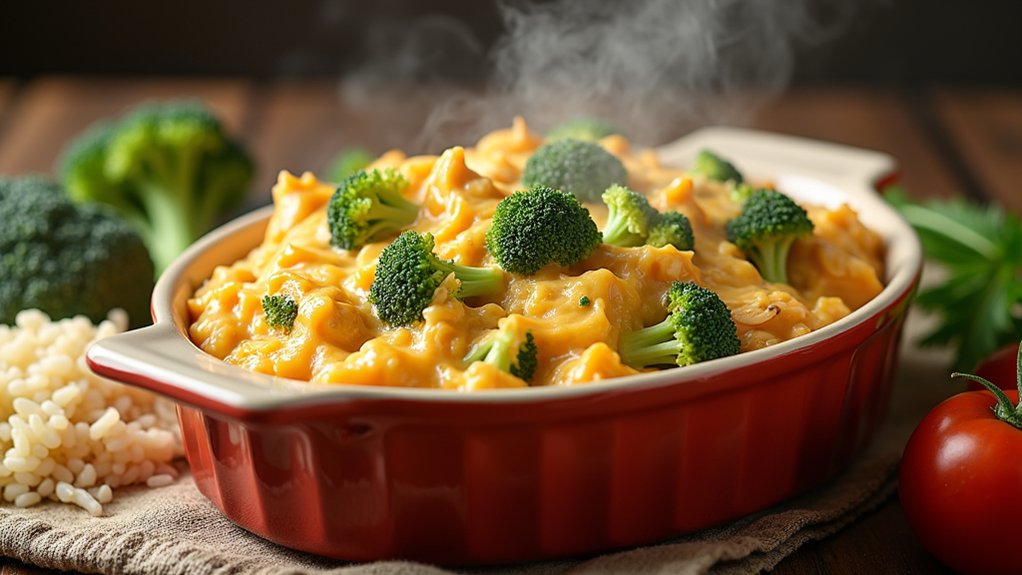 combine chicken and broccoli