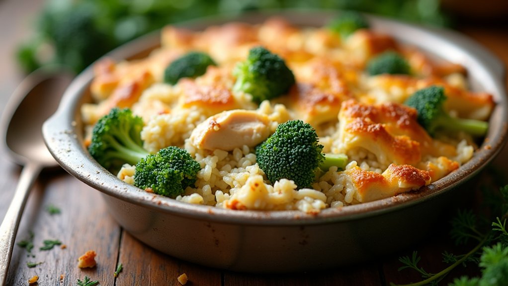 comforting chicken broccoli casserole