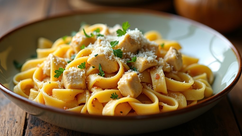 comforting garlic parmesan creation