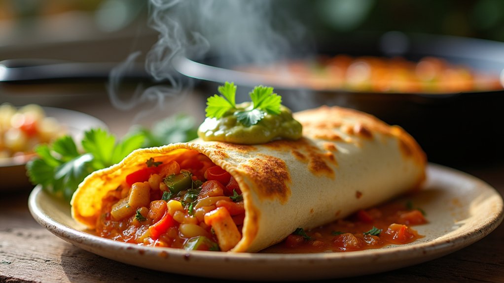 cook burritos until crispy