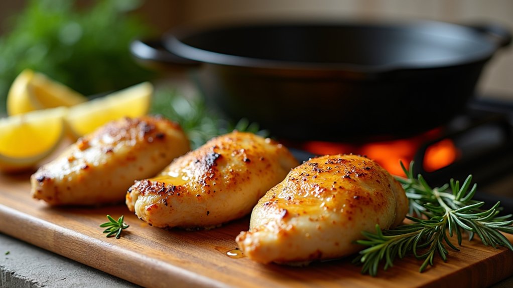 cook chicken medium heat