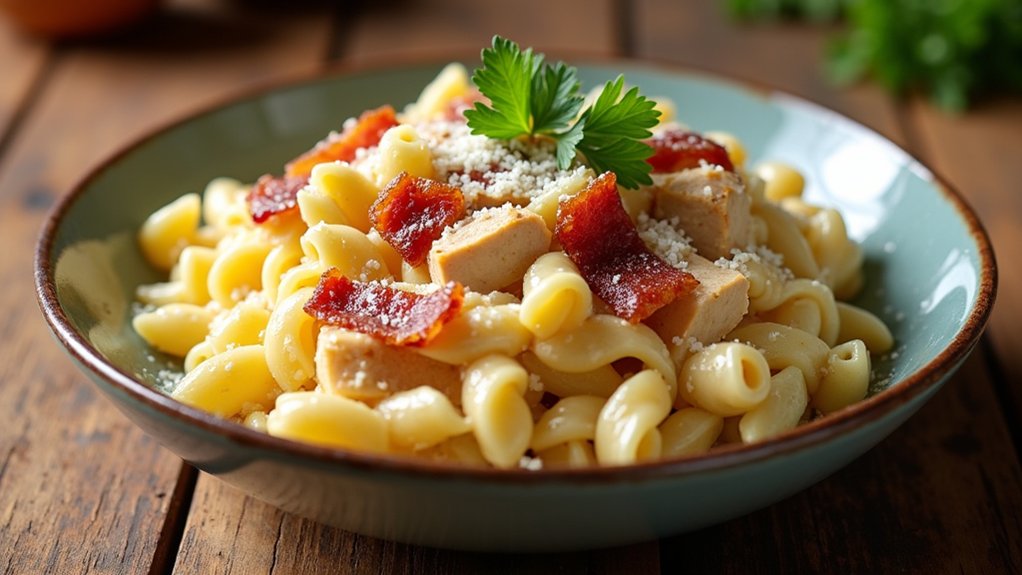 creamy chicken bacon pasta