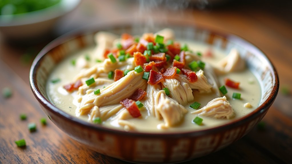 creamy chicken cheese mixture