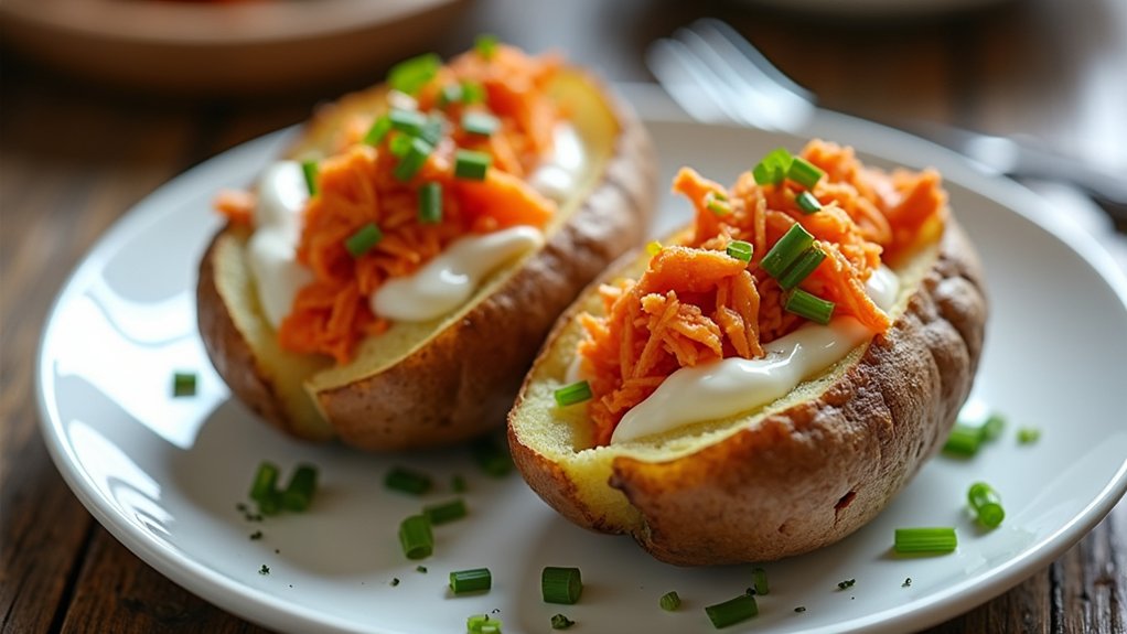 crispy baked potato technique