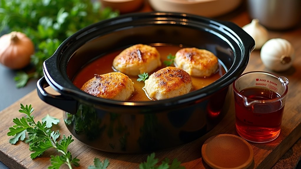 crockpot chicken and gravy