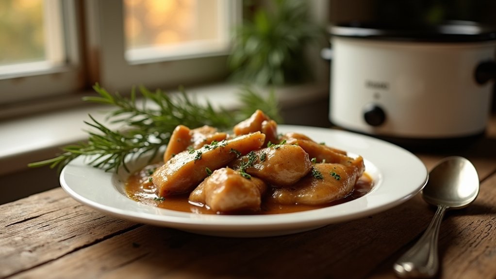 crockpot chicken and gravy