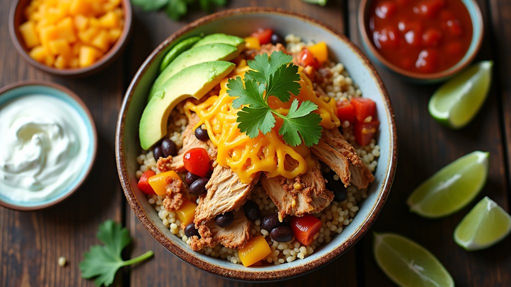 delicious burrito bowl toppings