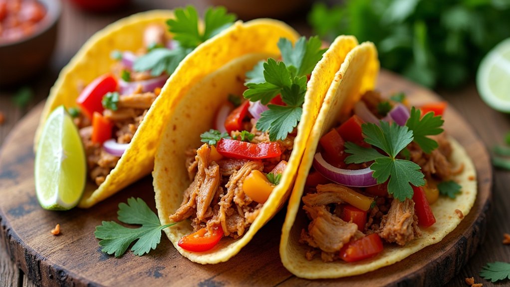 delicious tacos preparation begins