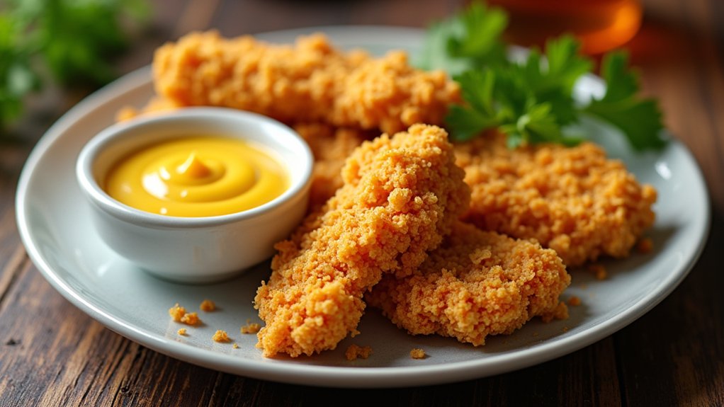 drizzle honey mustard generously