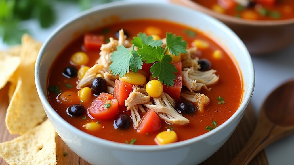 easy customizable chicken taco soup