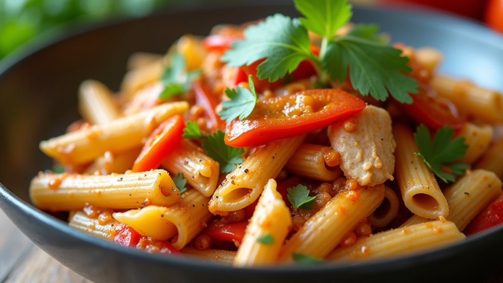 flavorful southwest chicken pasta
