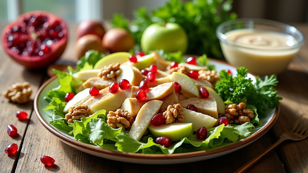 fresh ingredients for salad