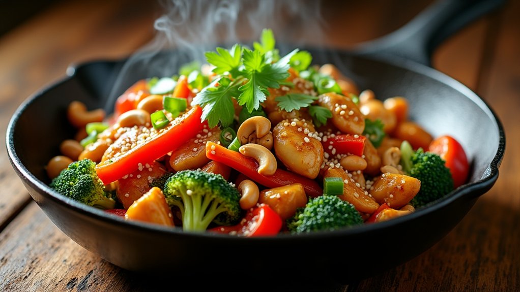 garnish and serve hot