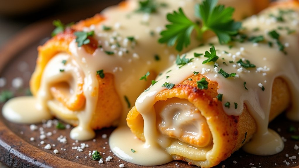 generously drench with alfredo