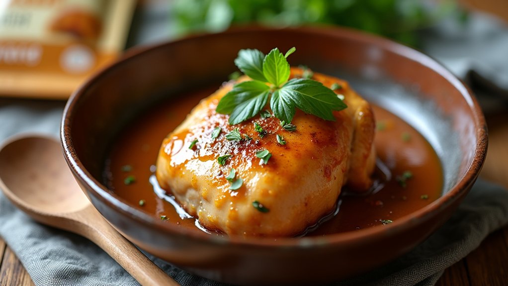 gravy mix enhances flavor