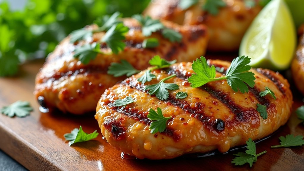 grill baste rest serve