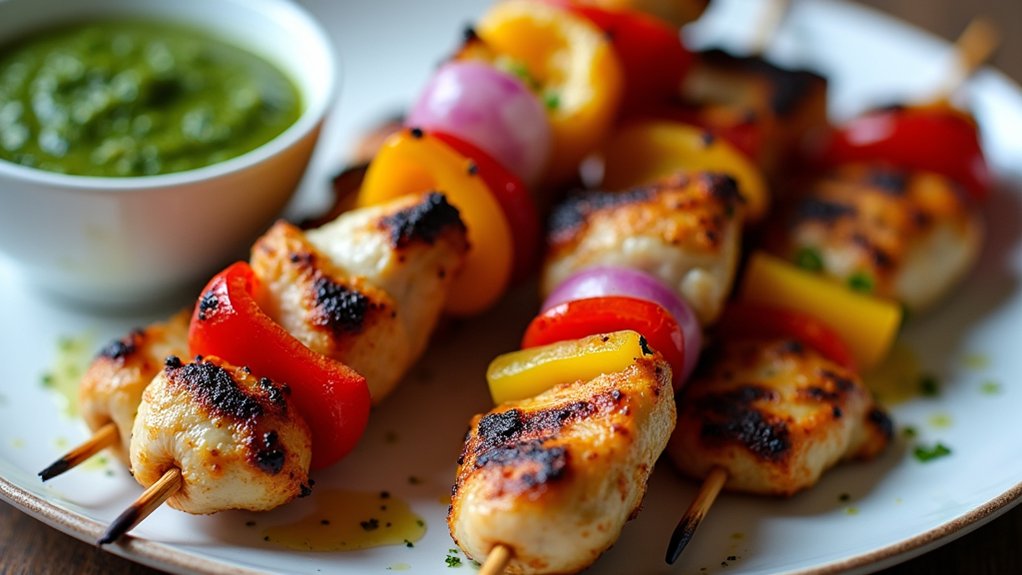 grilled chicken skewers recipe