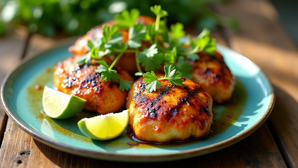 grilled chicken with honey lime